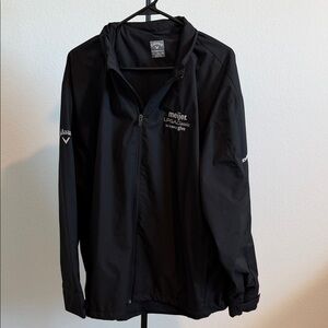 🌿 Callaway Black Men's Windbreaker Jacket